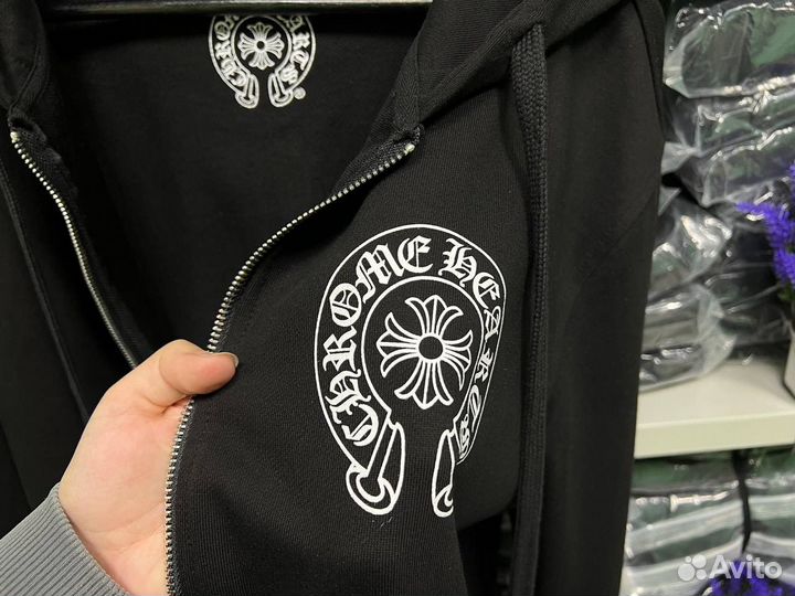 Зип худи chrome hearts