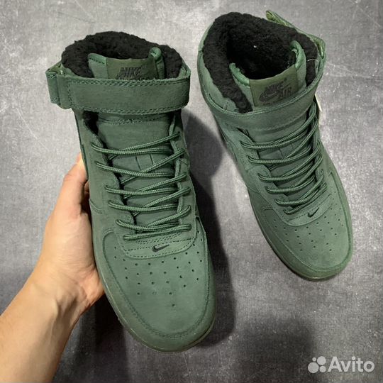 Кроссовки Nike Air Force 1 mid зимние