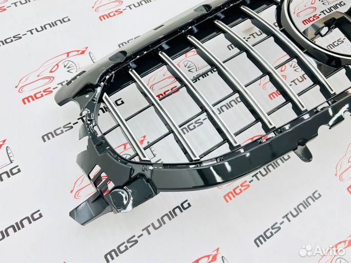 Решетка Mercedes GLA H247 GT Chrome не AMG пакет