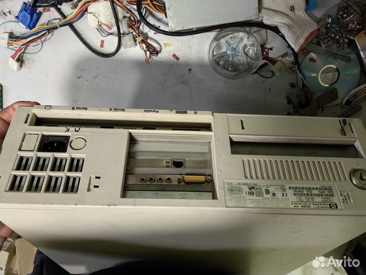 Ретро системный блок hp vectra 133 + мать