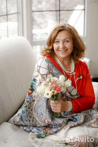 Павловопосадский шерстяной платок