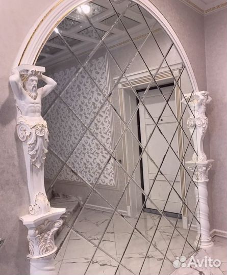 Резка и обработка зеркал от производителя