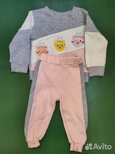 Одежда пакетом для девочки 74 80