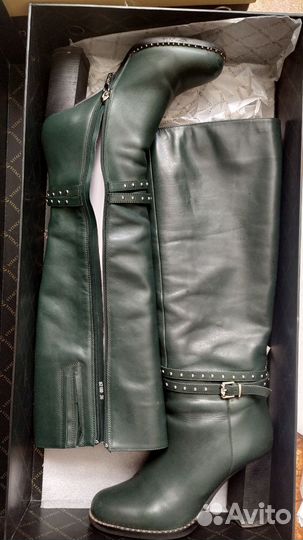 Сапоги женские демисезонные натуральная