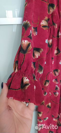 Платье вельветовое 44 46