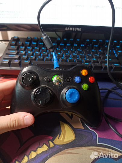 Геймпад xbox 360 проводной