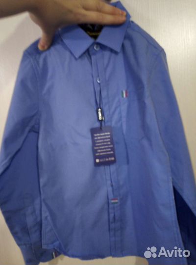 Рубашки новые на мальчика размер 122