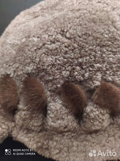 Шапка женская. Натуральная овчина