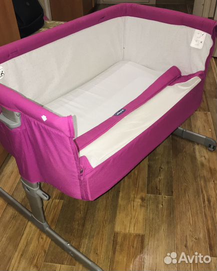 Детская кроватка приставная chicco next2me