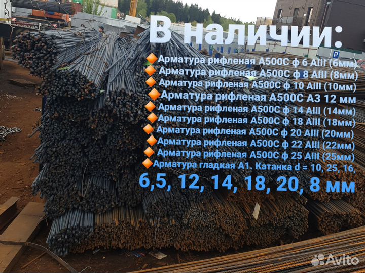 Арматура рифленая