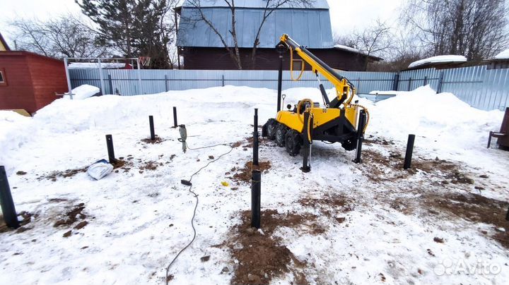 Винтовые сваи под ключ