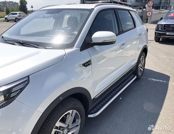 Changan CS55 2018г Пороги с накладным листом