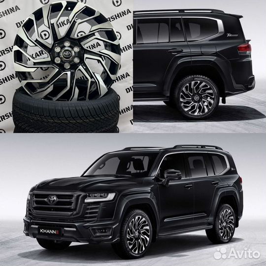 R24 Комплект колес toyota land cruiser 300 6/139.7