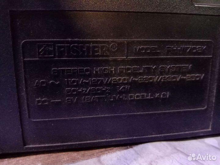 Кассетный магнитофон Fisher