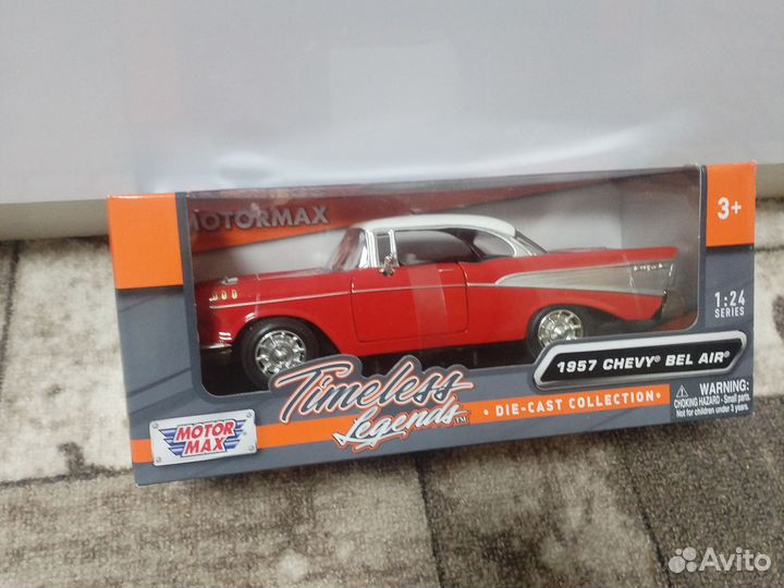 Модель 1:24 Chevrolet Bel Air