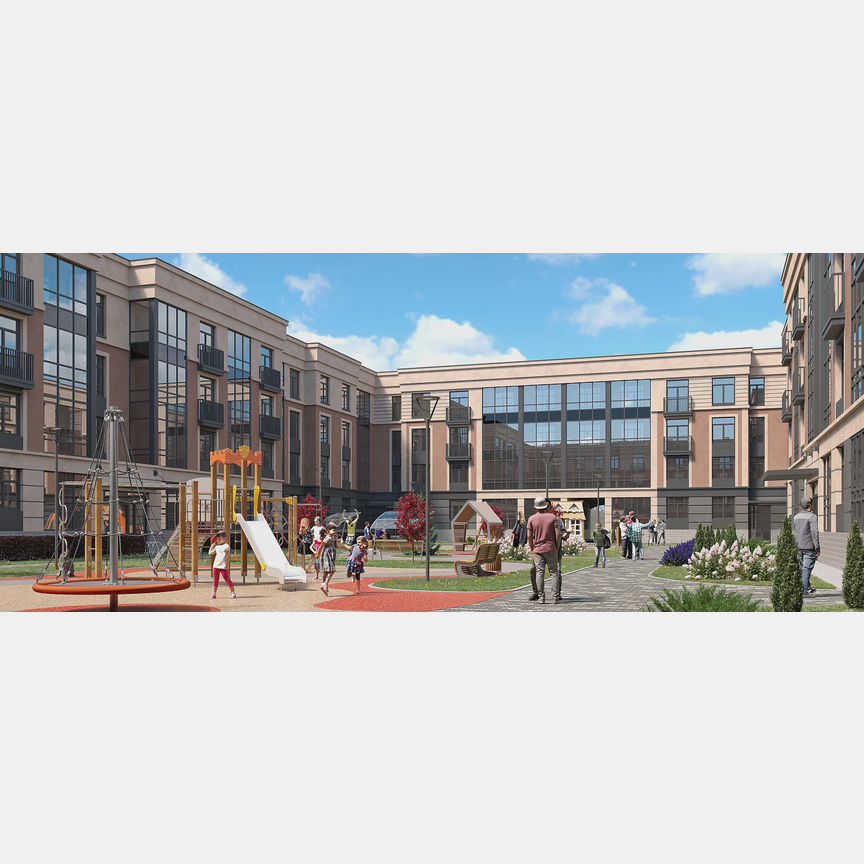 1-к. квартира, 38,8 м², 1/4 эт.