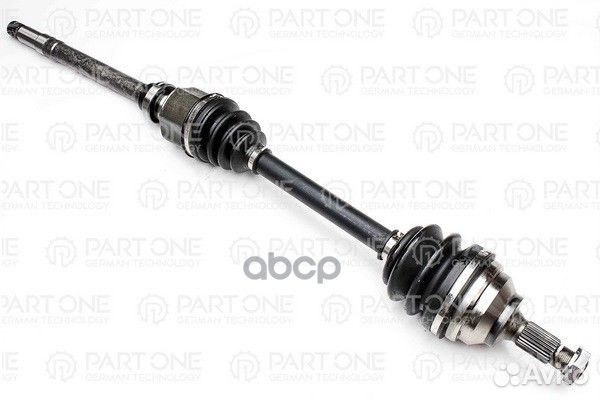 Полуось прав 25x866x58.5x22 citroen: xsara 97-00