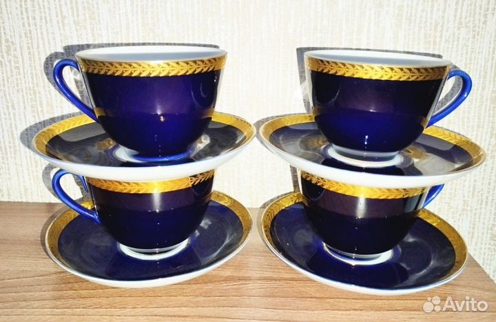 Чайная пара лфз кобольт колосок