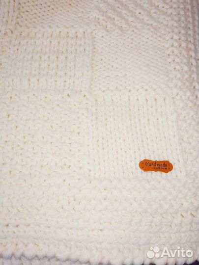 Плед детский вязаный