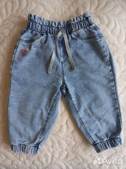 Джинсы для девочки 80 86