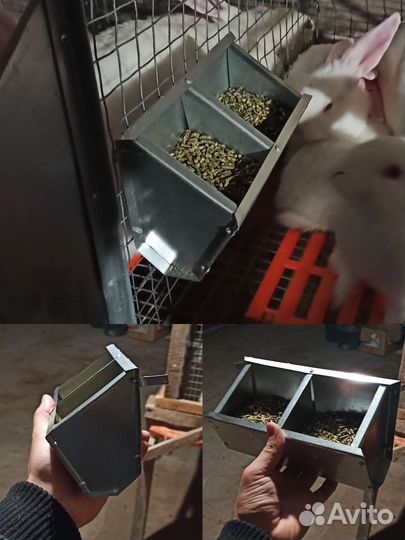 Кормушки и поилки для кроликов