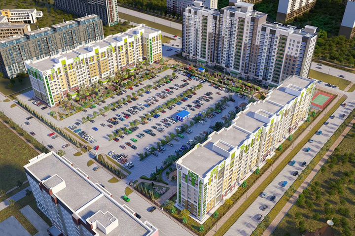 1-к. квартира, 50 м², 6/17 эт.