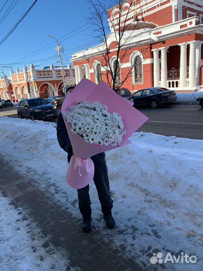 Букет гигант из хризантем