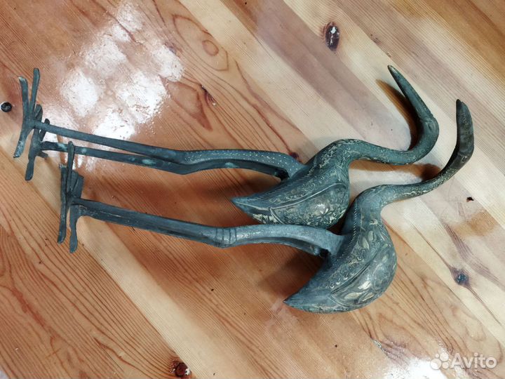 Индонезийская чеканка. Фламинго