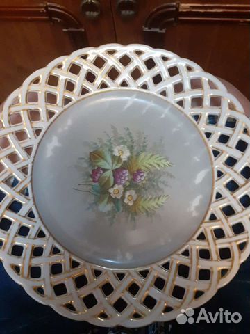 Блюдо фарфоровое кузнецова