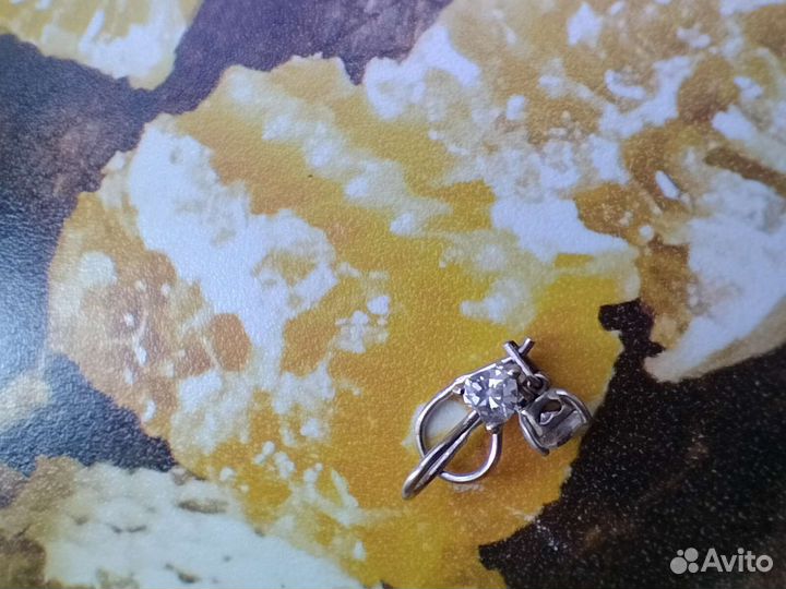 Серебряные серьги детские