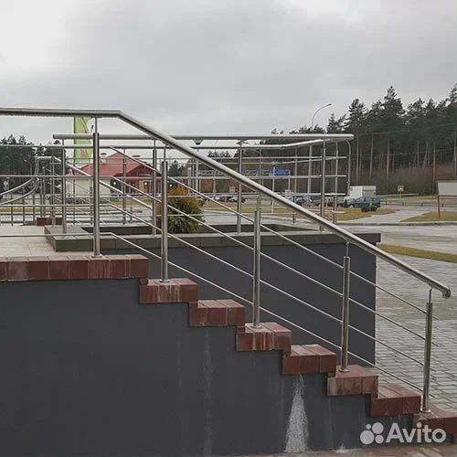 Перила для крыльца из нержавеющей стали