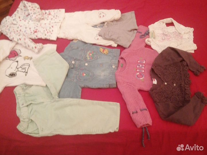 Детские вещи пакетом на девочку 98 104