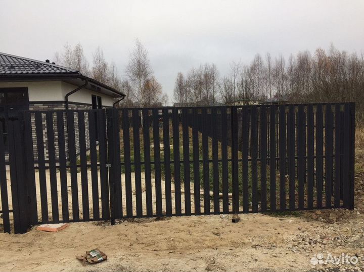 Забор каркас