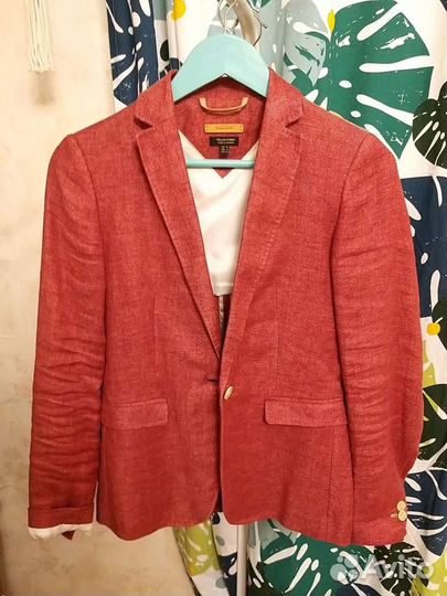 Massimo dutti пиджак лен размер 36