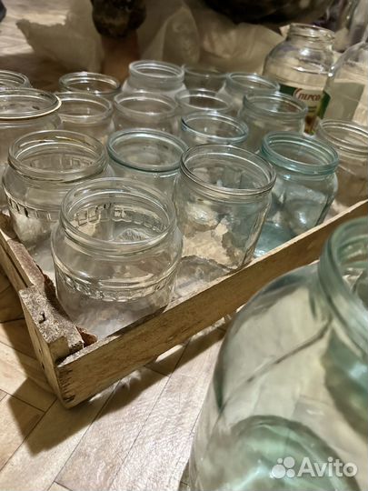 Банка стеклянная 3,2,1, 0,5 литров