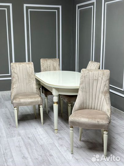 Стол, стулья набор. Доставка по всей России