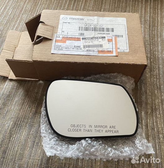 Зеркальный элемент mazda 6 2002-2006