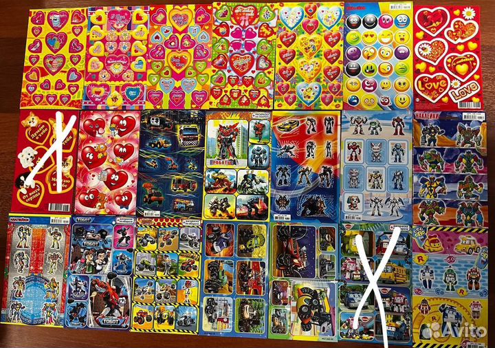 Наклейки, закладки