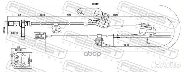 Датчик ABS 01606003 Febest