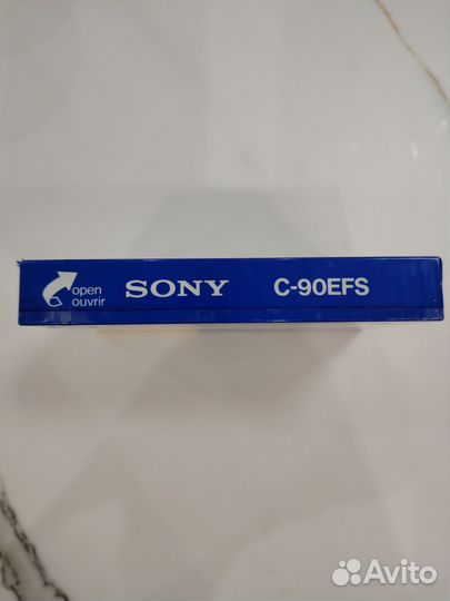 Аудиокассета sony superef 90 новая