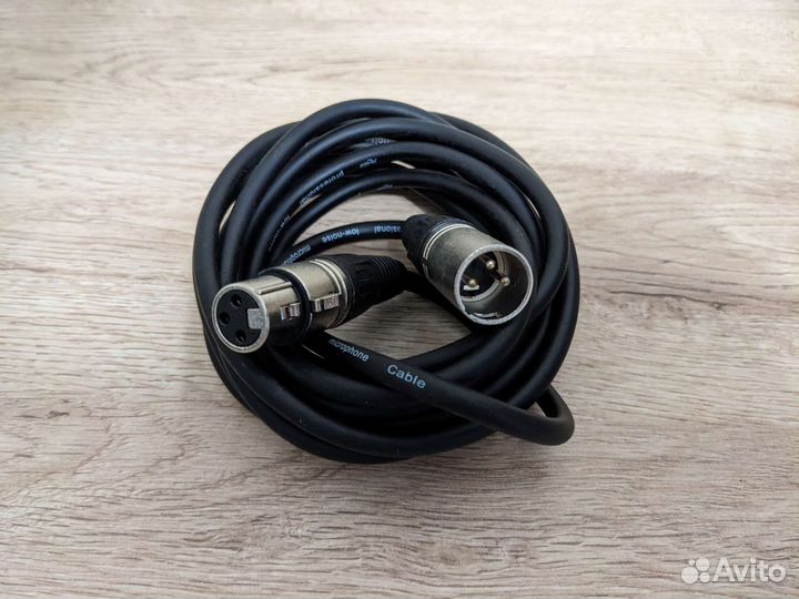 Xlr кабель 3 метра