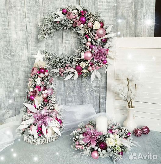 Елка венок новогодняя