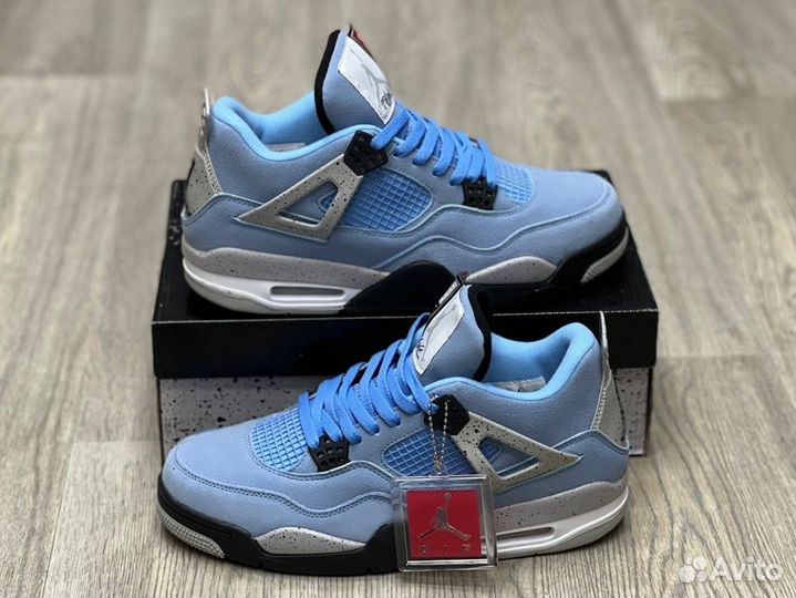 Кроссовки Air Jordan 4 University Blue (36-45)