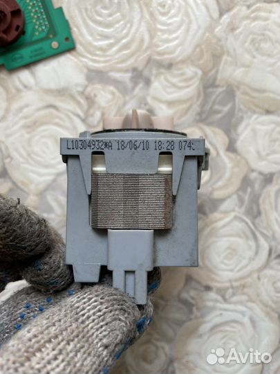 Насос стиральной машины indesit, клапана и др