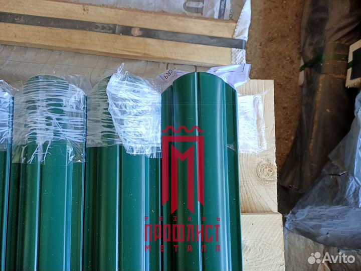 Евроштакетник Полукруглый Slim