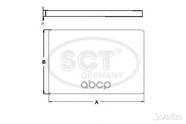 Фильтр салона SCT Germany SAK200 SAK200 SCT