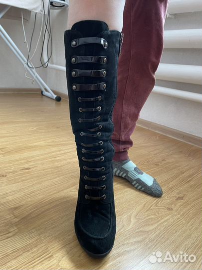 Ботфорты зимние