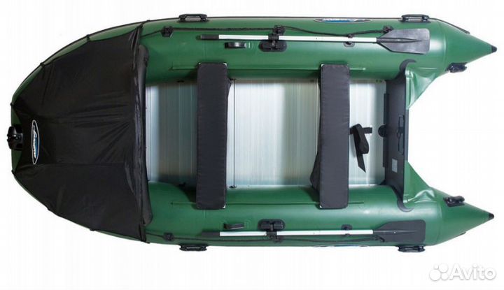 Надувная лодка gladiator D450AL зеленая