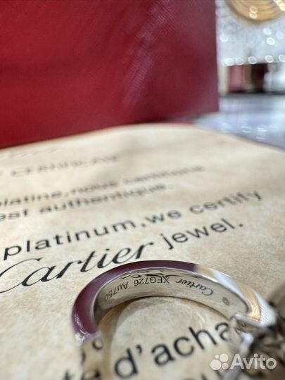 Cartier love золотые серьги пусеты 750 проба