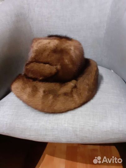 Шапка женская норковая ретро